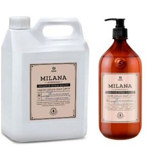 Milana Professional, крем-мыло жидкое увлажняющее.