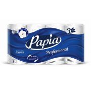 Туалетная бумага Papia 3сл/8рул.