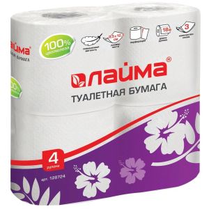 Туалетная бумага Laima 3сл.