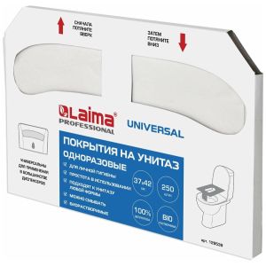 Сиденье (покрытие) на унитаз LAIMA 1/2 сл-н, 250шт.