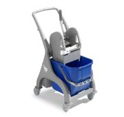 Тележка уборочная 1*25л Nick 25 серая с отжимом Tec, TTS