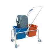 Тележка уборочная 2*16л хром с универсальным отжимом, Россия