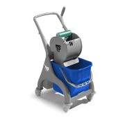 Тележка уборочная 1*15л Nick 15 с роликовым отжимом Dry, TTS