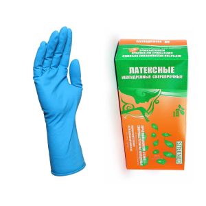 Перчатки латексные SitekMed, сверхпрочные
