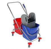 Тележка уборочная 2*17л с универсальным отжимом, Китай