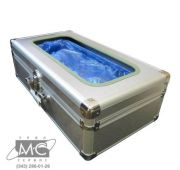 Бахилонадеватель напольный малый, цвет металл