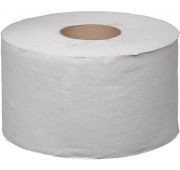 Туалетная бумага однослойная, 130м светло-серая без теснения / 12 рул упаковка