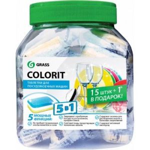 Colorit, таблетки для посудомоечных машин