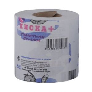 Туалетная бумага «Киска» на втулке